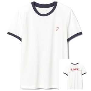 NEW PRICE DROP~NWT~TORY BURCH~Flocked LOVE T-Shirt